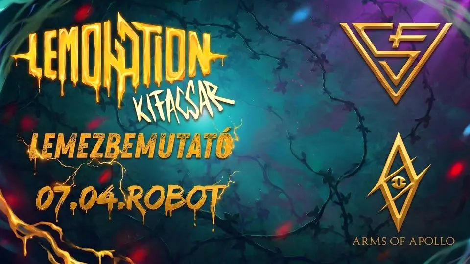 Lemonation - Kifacsar lemezbemutató x SFV x Arms Of Apollo koncert Budapesten (Instant-Fogas Komplexum)